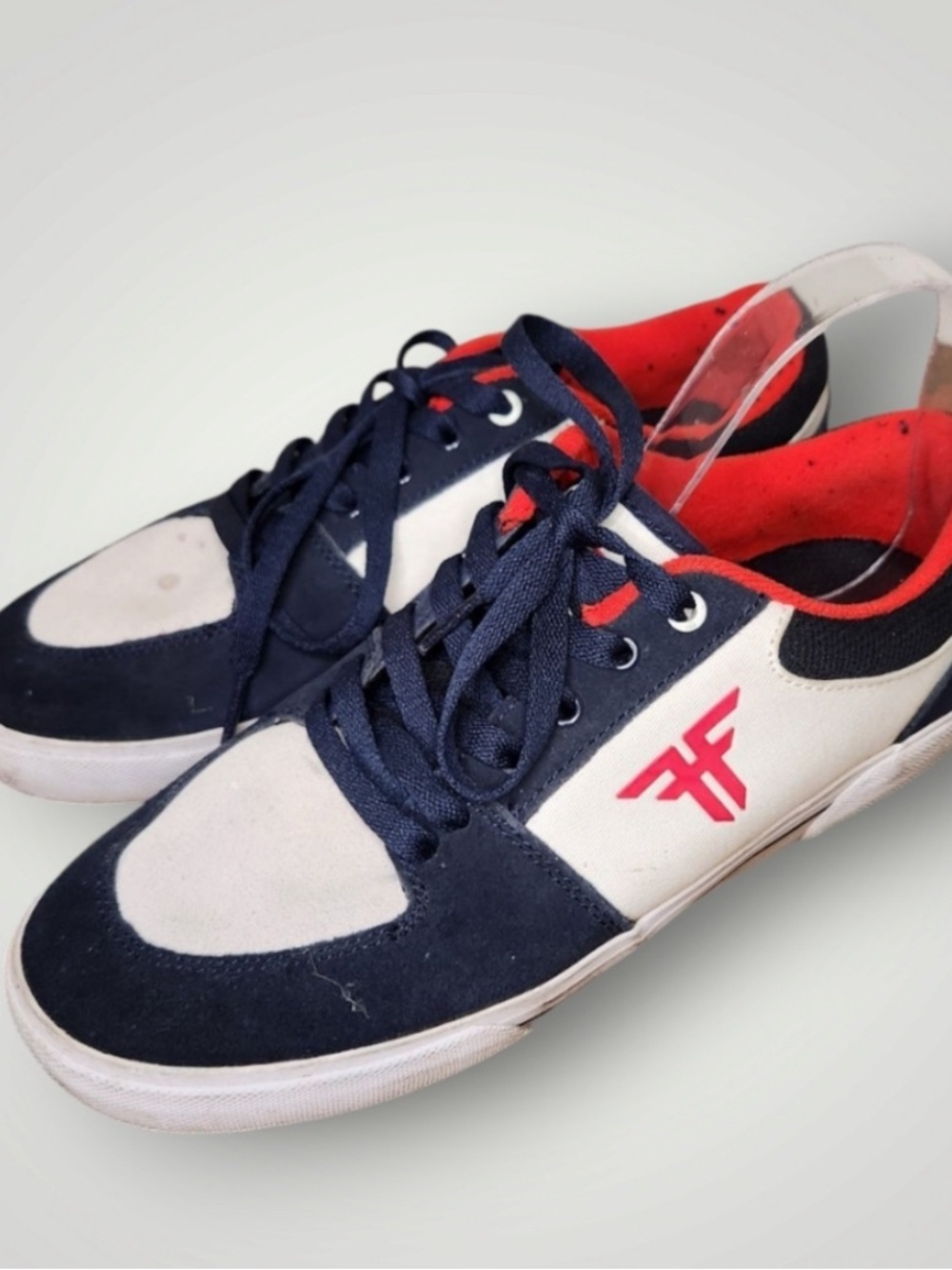Fallen patriot skateboard Men's Low-Top Sneakers in Navy, White & Red